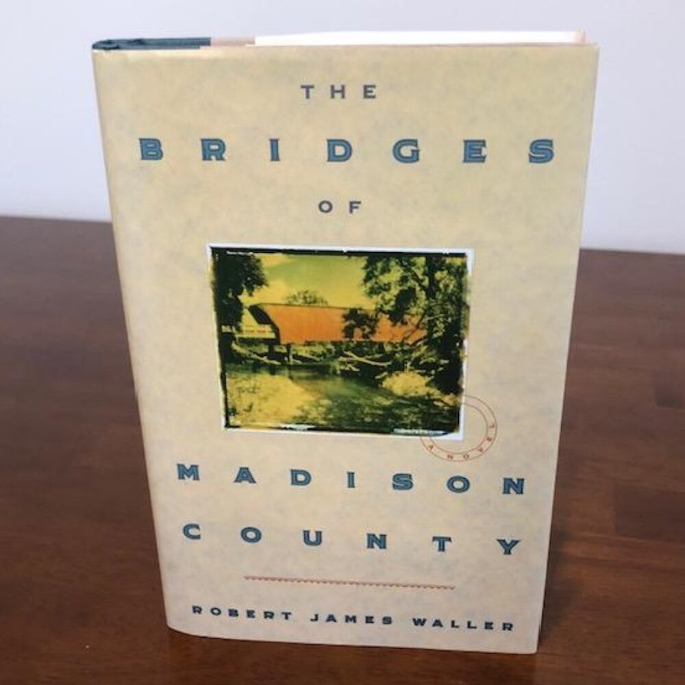 The Bridges of Madison County First Edition Hardcover Vintage Book.